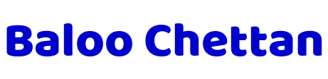 Baloo Chettan フォント