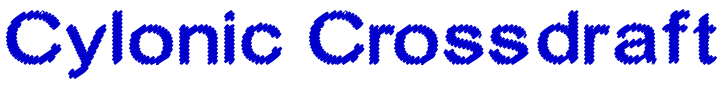 Cylonic Crossdraft フォント
