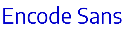 Encode Sans フォント