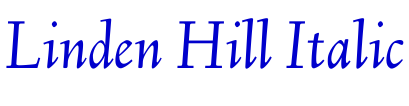 Linden Hill Italic フォント