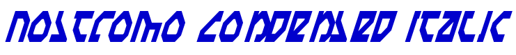 Nostromo Condensed Italic フォント