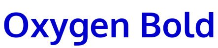 Oxygen Bold フォント