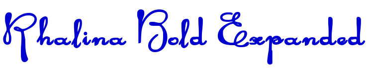 Rhalina Bold Expanded フォント