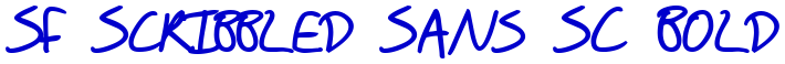 SF Scribbled Sans SC Bold フォント