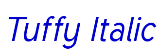 Tuffy Italic フォント