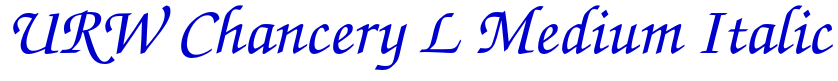 URW Chancery L Medium Italic フォント
