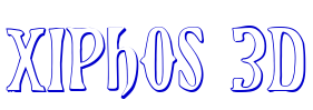 Xiphos 3D フォント