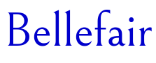 Bellefair フォント