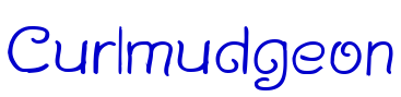 Curlmudgeon フォント