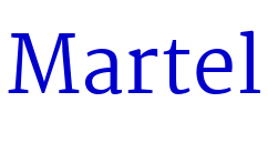 Martel フォント