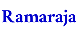 Ramaraja フォント