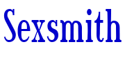 Sexsmith フォント
