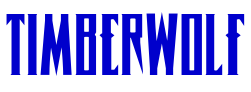 Timberwolf フォント
